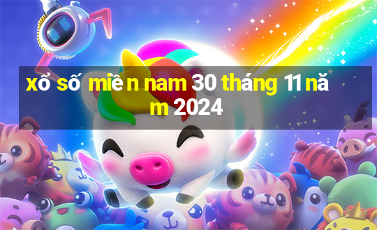 xổ số miền nam 30 tháng 11 năm 2024