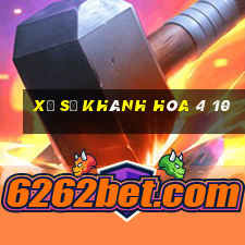 xổ số khánh hòa 4 10