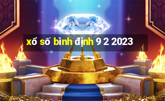 xổ số bình định 9 2 2023