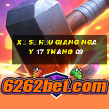 xổ số hậu giang ngày 17 tháng 09