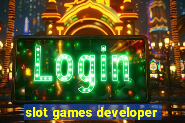 slot games developer