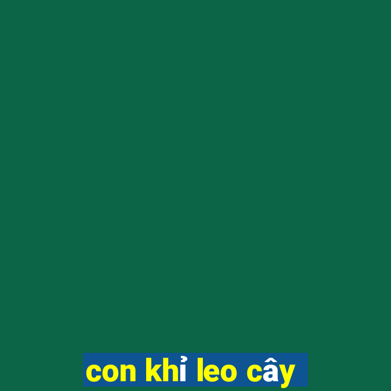 con khỉ leo cây