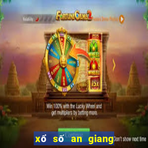 xổ số an giang soi cầu