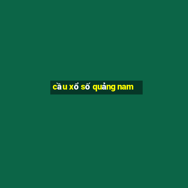 cau xo so quang nam