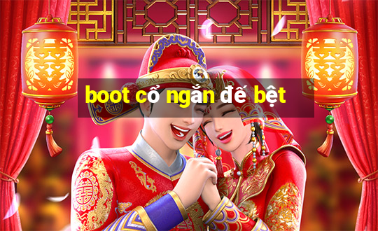 boot cổ ngắn đế bệt