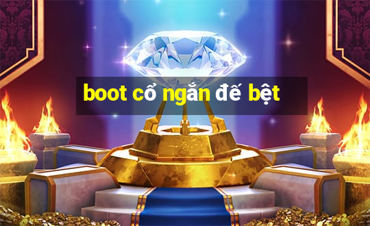 boot cổ ngắn đế bệt