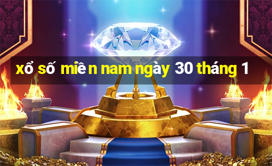 xổ số miền nam ngày 30 tháng 1