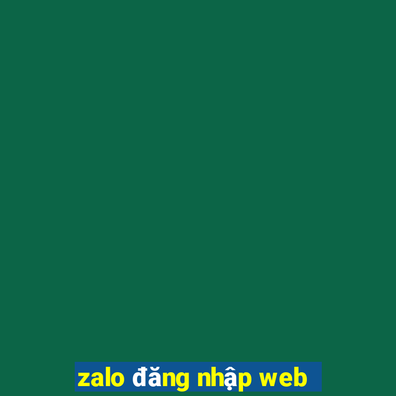 zalo đăng nhập web