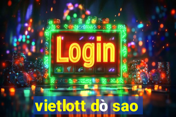 vietlott dò sao