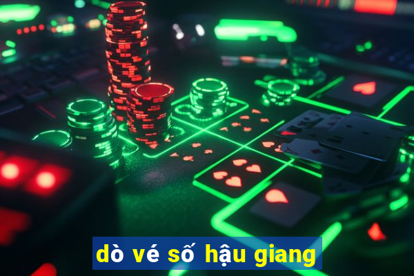 dò vé số hậu giang