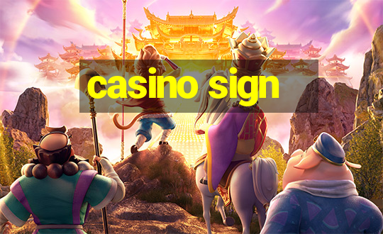 casino sign