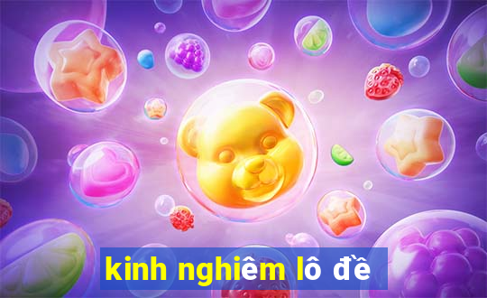 kinh nghiêm lô đề