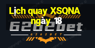 Lịch quay XSQNA ngày 18