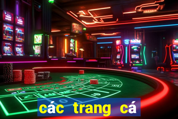 các trang cá cược bóng đá uy tín