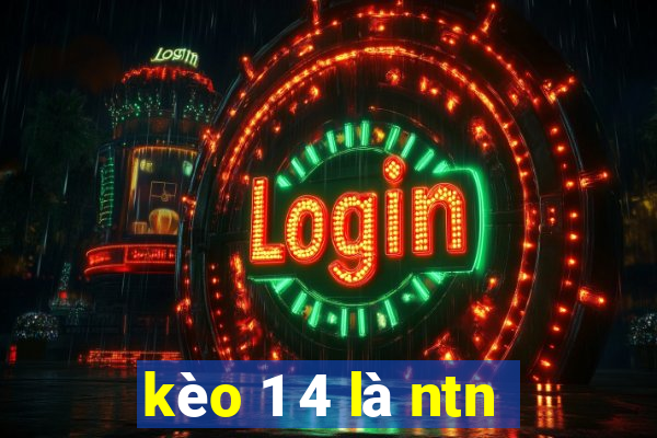 kèo 1 4 là ntn