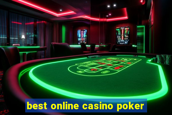 best online casino poker