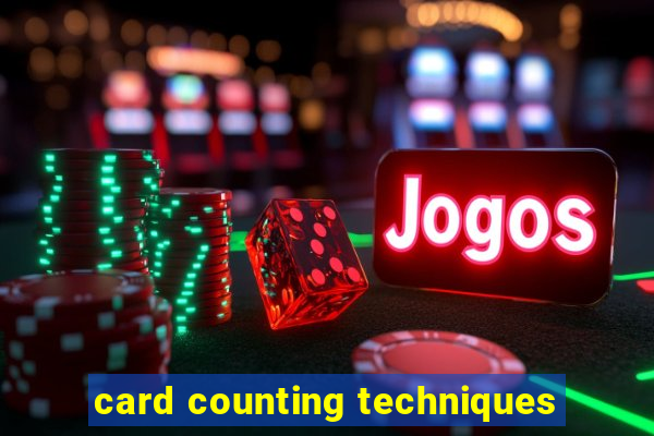 card counting techniques