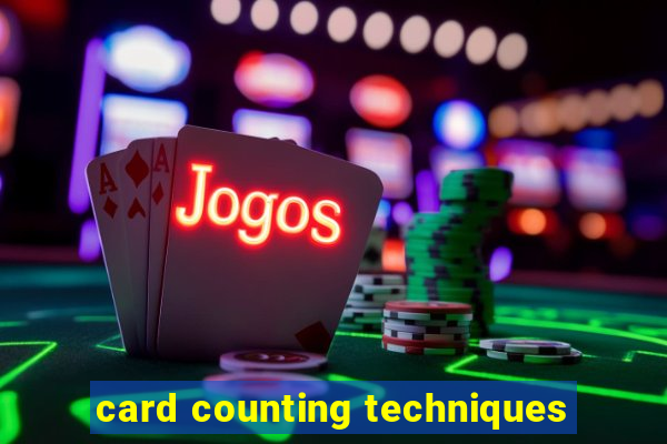 card counting techniques