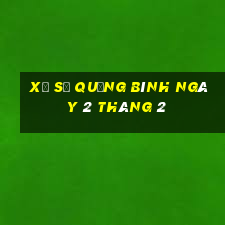 xổ số quảng bình ngày 2 tháng 2