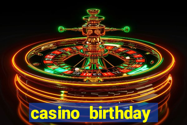 casino birthday party theme