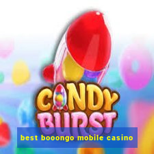 best booongo mobile casino