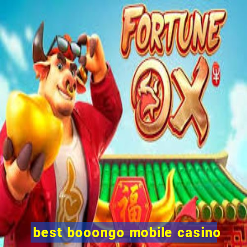 best booongo mobile casino