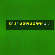 xổ số quảng bình 4 1