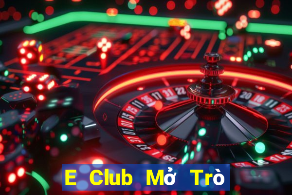 E Club Mở Trò Chơi Ô Tô