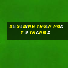 xổ số bình thuận ngày 9 tháng 2