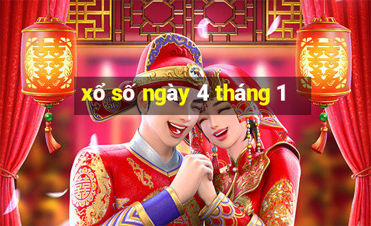 xổ số ngày 4 tháng 1