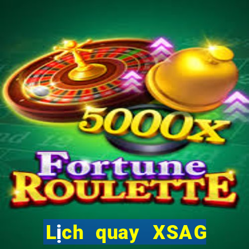 Lịch quay XSAG ngày 26