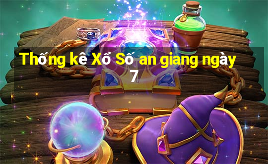 Thống kê Xổ Số an giang ngày 7