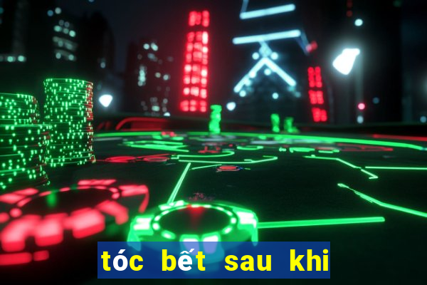 tóc bết sau khi ngủ dậy