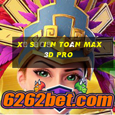 xổ số điện toán max 3d pro