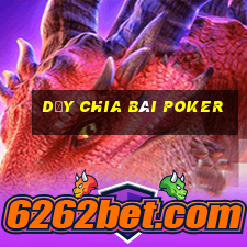 dạy chia bài poker