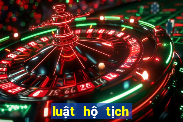 luật hộ tịch năm 2014