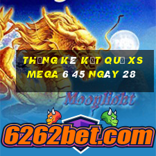 THỐNG KÊ KẾT QUẢ XS Mega 6 45 ngày 28