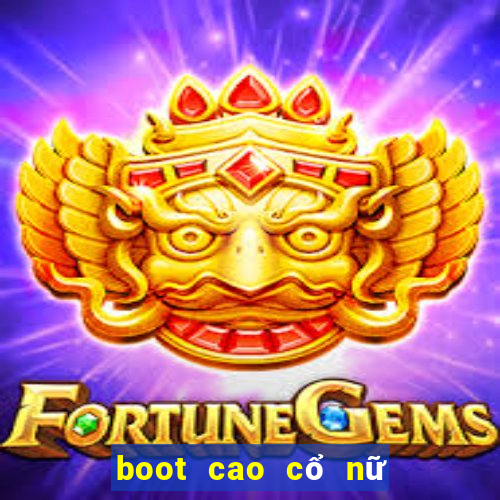 boot cao cổ nữ đế bệt