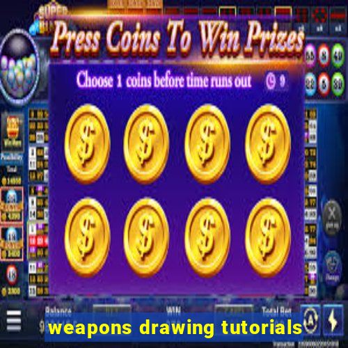 weapons drawing tutorials