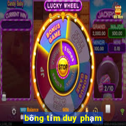 bông tím duy phạm