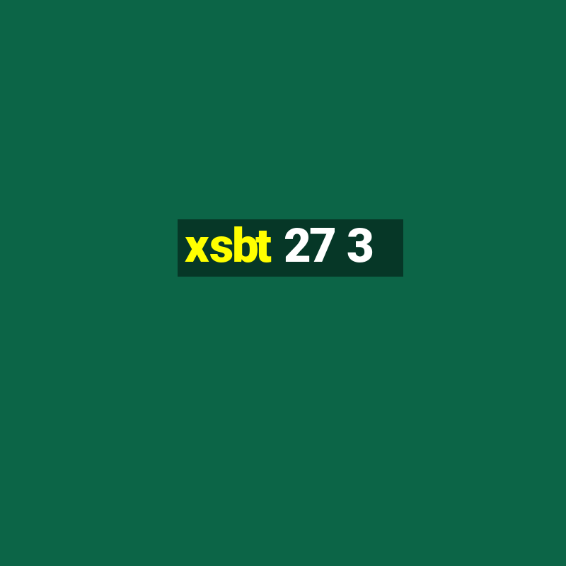 xsbt 27 3