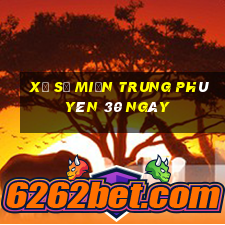 xổ số miền trung phú yên 30 ngày