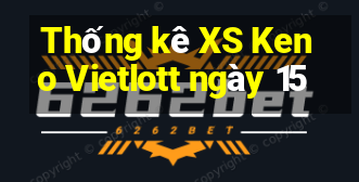 Thống kê XS Keno Vietlott ngày 15