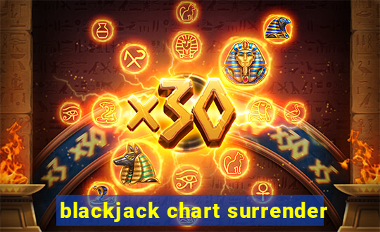 blackjack chart surrender