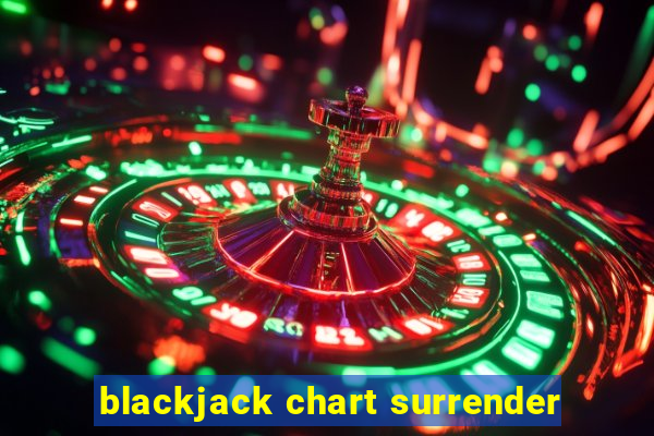 blackjack chart surrender