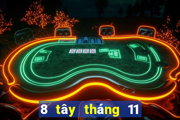 8 tây tháng 11 xổ số miền nam