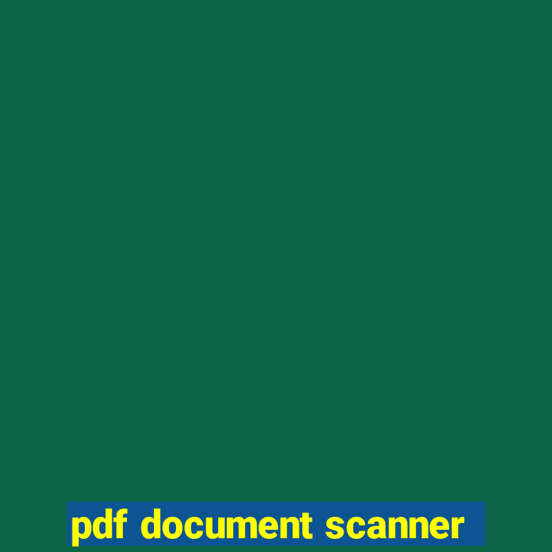 pdf document scanner