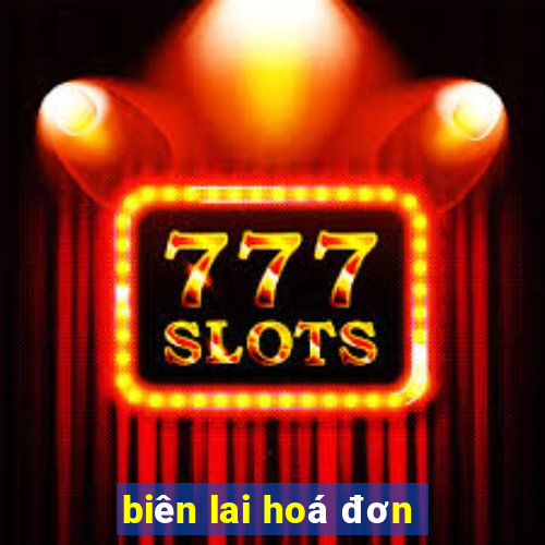 biên lai hoá đơn