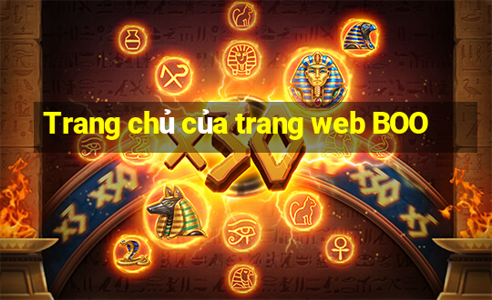 Trang chủ của trang web BOO