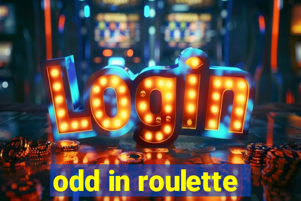 odd in roulette